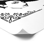 魅惑的なエレガンス美モダン女 ポスター (角)