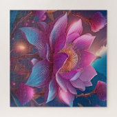 魅惑的なエーテルの花 ジグソーパズル (横)