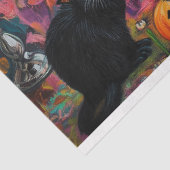 魅惑的なカボチャの魔女ハロウィーンデコパージュ 薄葉紙 (詳細)