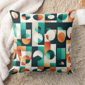 魅惑的なカラーの幾何学的パターン クッション (ブランケット)