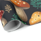 魅惑的なキノコの森 ラッピングペーパー (ロールコーナー)