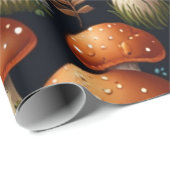 魅惑的なキノコの森 ラッピングペーパー (ロールコーナー)