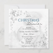 魅惑的なクマと少女のフェスティバル パーティー招待状 招待状 (正面)