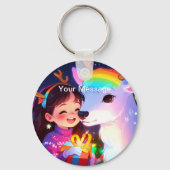 魅惑的なクリスマスグロー キーホルダー (正面)