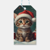 魅惑的なクリスマスグロー ギフトタグ (裏面)