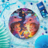 魅惑的なクリスマスグロー ペーパープレート (パーティー)