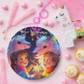 魅惑的なクリスマスグロー ペーパープレート (パーティー)