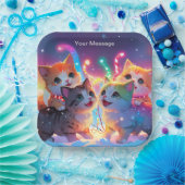 魅惑的なクリスマスグロー ペーパープレート (パーティー)