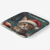 魅惑的なクリスマスグロー ペーパープレート (傾斜あり)