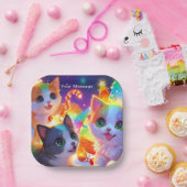 魅惑的なクリスマスグロー ペーパープレート (パーティー)