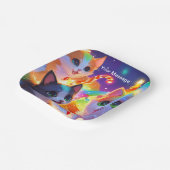 魅惑的なクリスマスグロー ペーパープレート (傾斜あり)