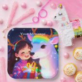 魅惑的なクリスマスグロー ペーパープレート (パーティー)