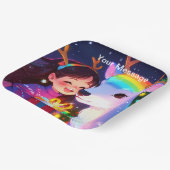 魅惑的なクリスマスグロー ペーパープレート (傾斜あり)