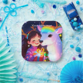 魅惑的なクリスマスグロー ペーパープレート (パーティー)