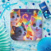 魅惑的なクリスマスグロー ペーパープレート (パーティー)