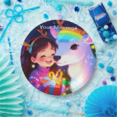 魅惑的なクリスマスグロー ペーパープレート (パーティー)