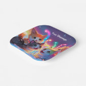 魅惑的なクリスマスグロー ペーパープレート (傾斜あり)