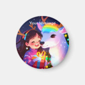 魅惑的なクリスマスグロー マグネット (正面)