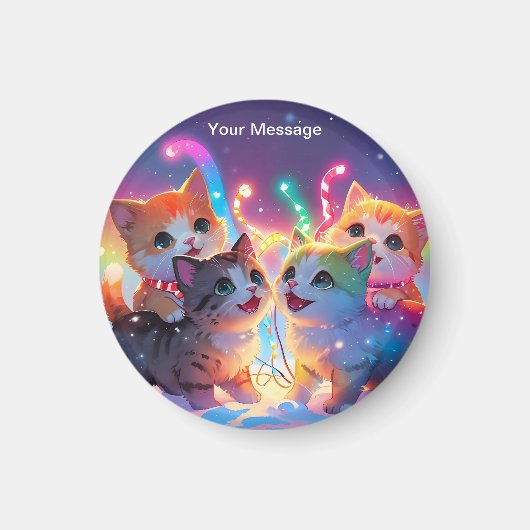 魅惑的なクリスマスグロー マグネット (正面)