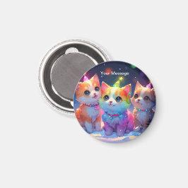 魅惑的なクリスマスグロー マグネット