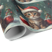 魅惑的なクリスマスグロー ラッピングペーパー (ロールコーナー)
