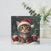 魅惑的なクリスマスグロー 招待状 (スタンド正面)