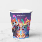 魅惑的なクリスマスグロー 紙コップ (正面)