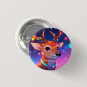 魅惑的なクリスマスグロー 缶バッジ (正面&裏面)