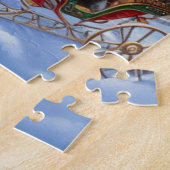 魅惑的なクリスマスビレッジシーン ジグソーパズル (側面)