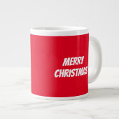 魅惑的なクリスマスビレッジシーン ジャンボコーヒーマグカップ (正面右)