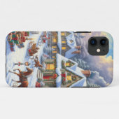 魅惑的なクリスマスビレッジシーン Case-Mate iPhoneケース (裏面(横))