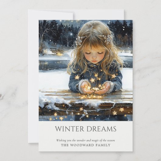 魅惑的なクリスマス シーズンカード (正面)