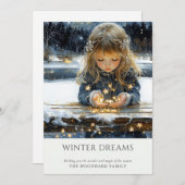 魅惑的なクリスマス シーズンカード (正面/裏面)