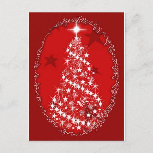 魅惑的なクリスマス シーズンポストカード (正面)