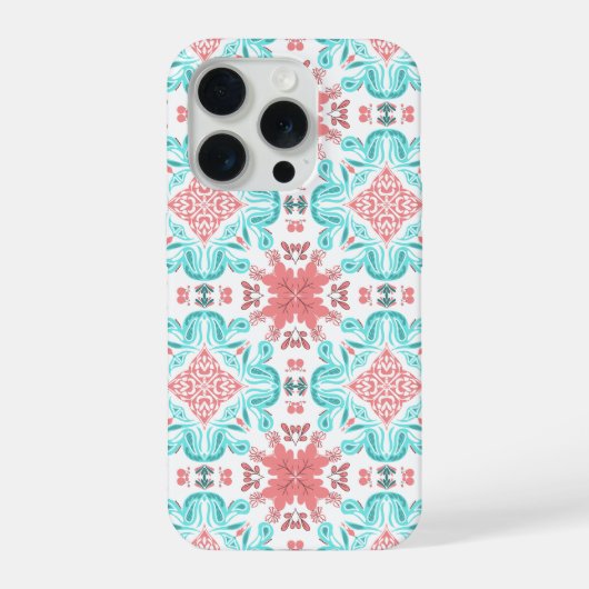 魅惑的なシームレスパターン iPhoneケース (裏面)