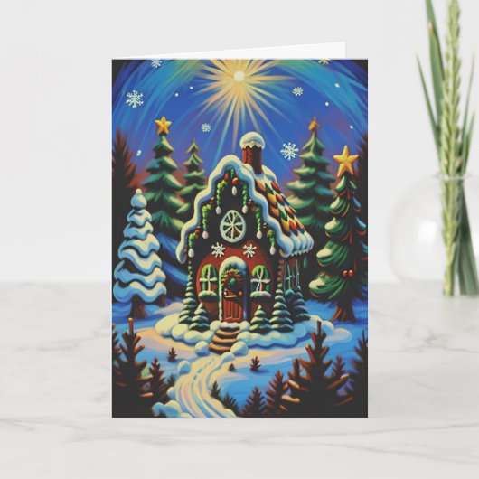 魅惑的なジンジャーブレッドの不思議の国 シーズンカード (正面)