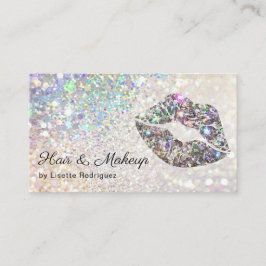 魅惑的なスパークリーグリッターリップグロスキス 名刺