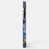 魅惑的なハスキー犬:魔法のハロウィーンの喜び Case-Mate iPhoneケース (裏面/左)