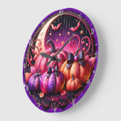 魅惑的なハロウィンお洒落と不気味 ラージ壁時計 (傾斜)