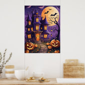 魅惑的なハロウィーンの夜 ポスター (キッチン)