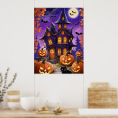 魅惑的なハロウィーンの夜 ポスター (キッチン)
