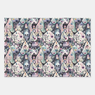 魅惑的なハロウィーンの夜 ラッピングペーパーシート