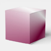 魅惑的なピンクパープルモダンエレガントテンプレート フェイバーボックス (裏面サイド)