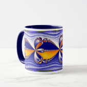 魅惑的なフラクタル マグカップ (正面左)