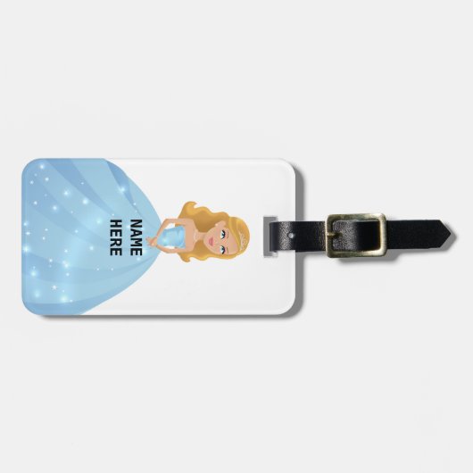 魅惑的なプリンセス ラゲッジタグ (正面横)