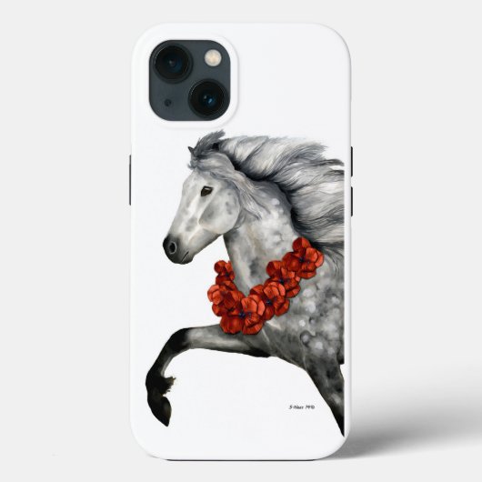 魅惑的なホリデー アイスランドの馬 Case-Mate iPhoneケース (裏面)