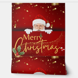魅惑的なメリークリスマスサンタクロースの皮&スティック 壁紙
