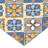 魅惑的なモロッコフローラ | 優雅鮮やかさ ショートテーブルランナー (コーナー)