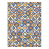 魅惑的なモロッコフローラ | 優雅鮮やかさ テーブルクロス (正面)