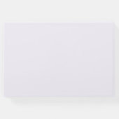 魅惑的なラベンダーパープル結婚フローラ ゲストブック (裏面)